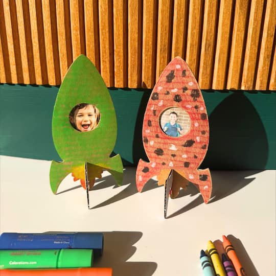Roylco® Rocket Ship Picture Frames, 24ct.